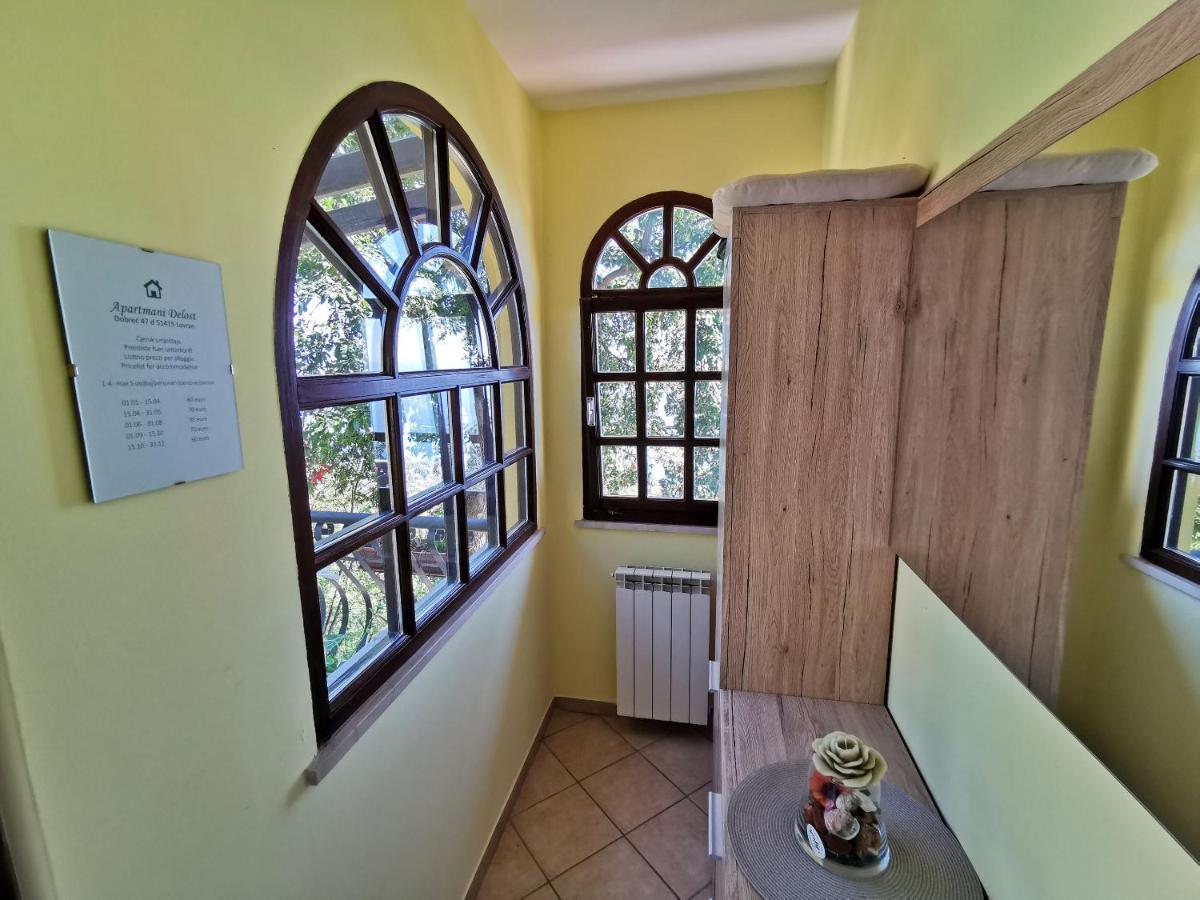 Apartment Delost Lovran Dış mekan fotoğraf